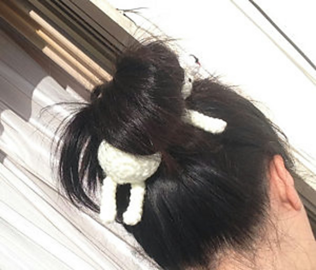 Amigurumi Hair Bow Anime Type