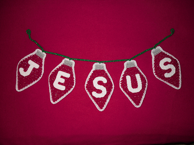 Christmas Lights Garland