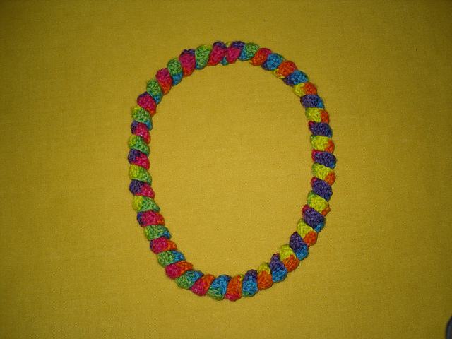 Rainbow Swirls Necklace