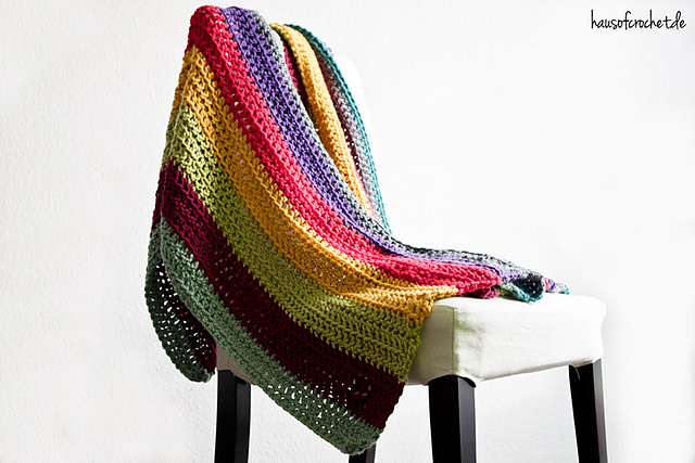 Bunte Rippeldecke