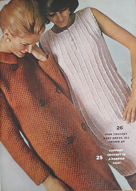 #26 Pink Ribbed Crocheted Dress
