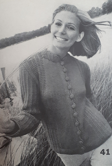 #41 Square-Necked Classic Cardigan