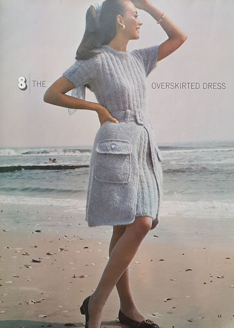 #08 Ribbed Dress With Overskirt