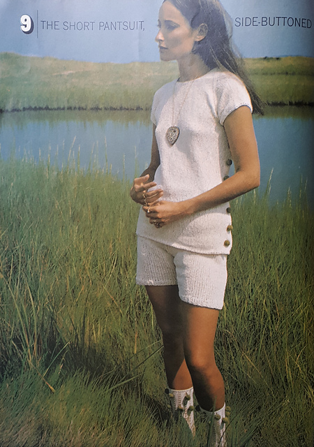 #09 Short Pantsuit, Side-Buttoned