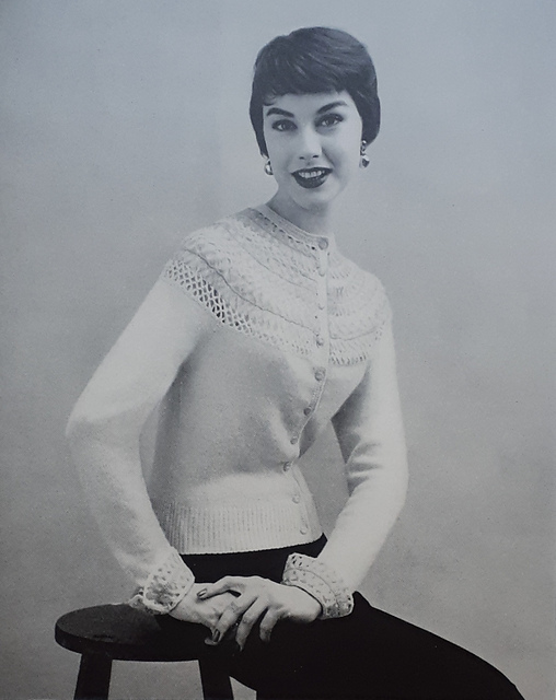 Hairpin Lace Cardigan