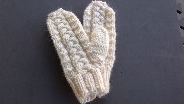 Cozy Cable Mittens