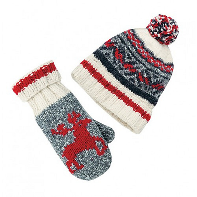 Reindeer Hat & Mittens