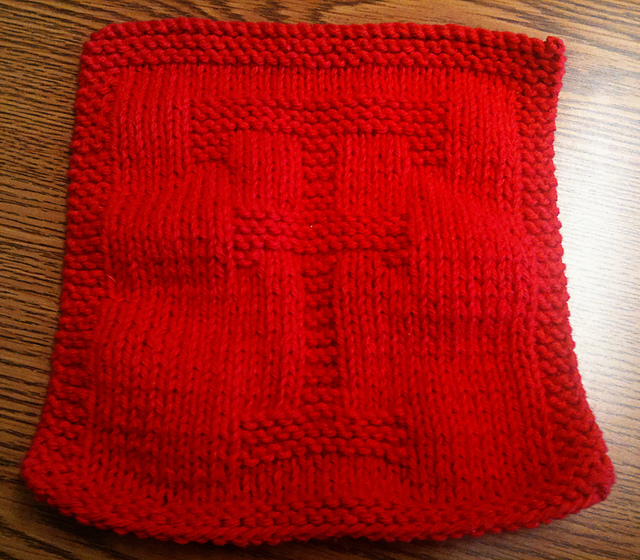 Texas Tech Washcloth