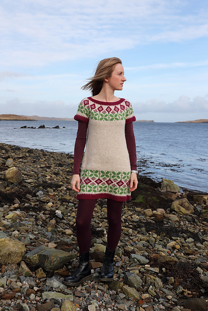 Lucky Purple Clover tunic