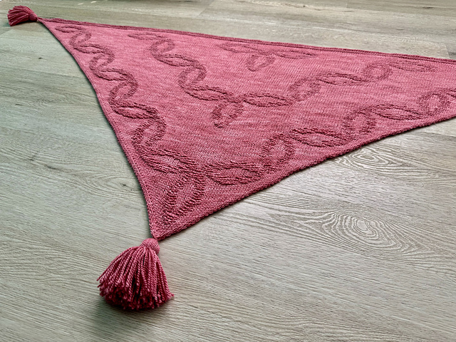 Subtle Petals Shawl