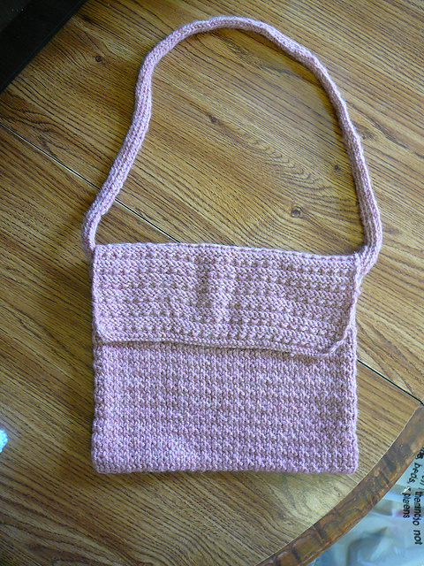 Fleck Stitch Envelope Purse