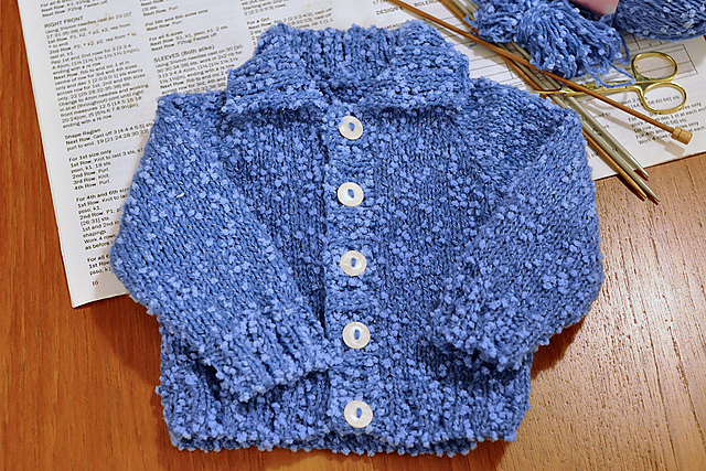 Design D - Cardigan Jacket and Hat