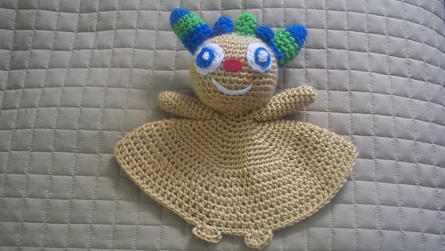 Happy Huggy Monster Lovey Security Blanket