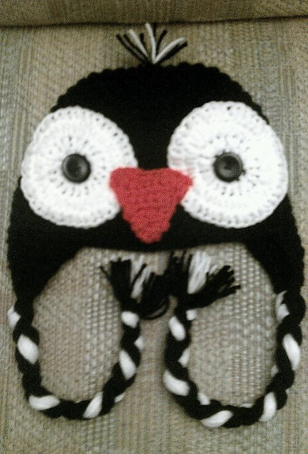 Penguin Earflap Beanie