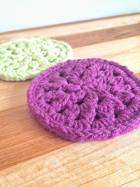 Dahlia Crocheted Coasters