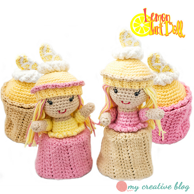 Lemon Tart Cupcake Doll
