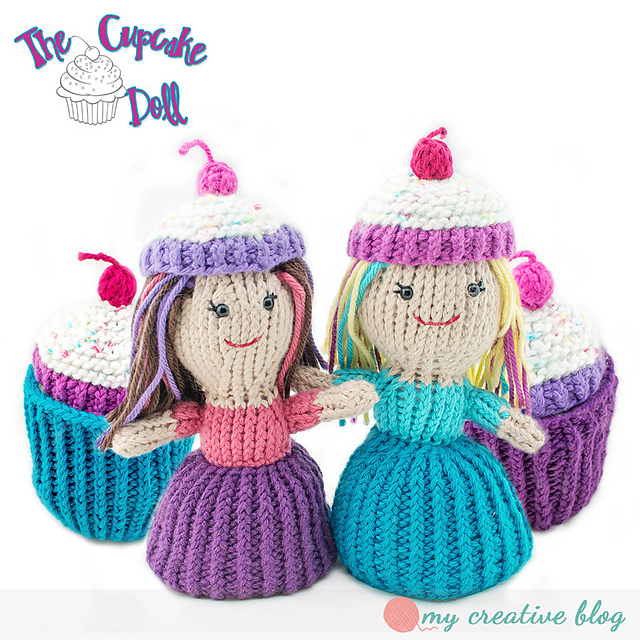 Cupcake Topsy-Turvy Doll