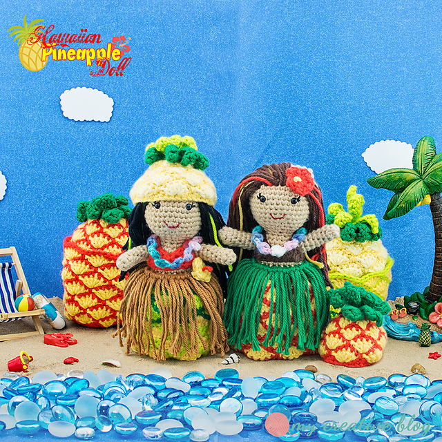 Hawaiian Pineapple Doll