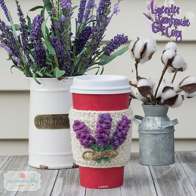 Lavender Farmhouse Cup Cozy
