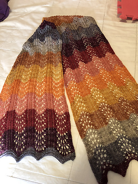 Dimple Shale Lace Scarf