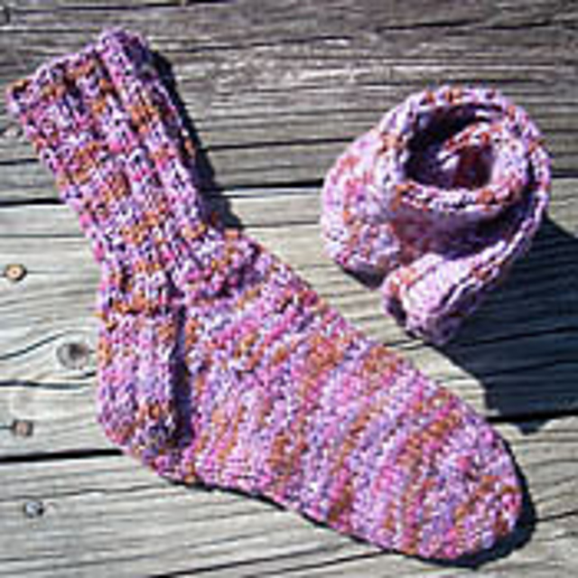 Chunky, cozy cotton socks