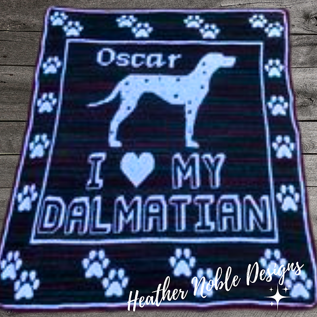 Dalmatian Blanket (Retro-charts only)