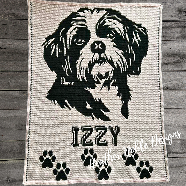 Ravelry: Shih Tzu Blanket pattern by Heather Noble