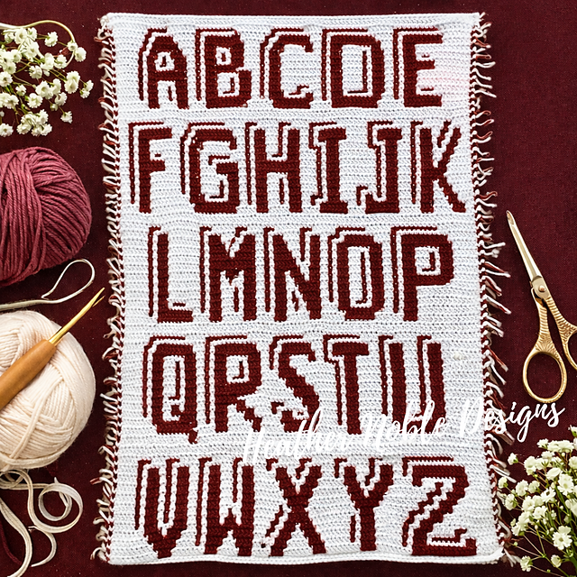 Mosaic Alphabet-3D Block Font