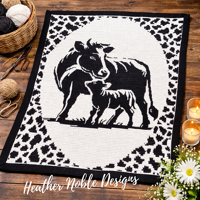 Cow and Calf Blanket