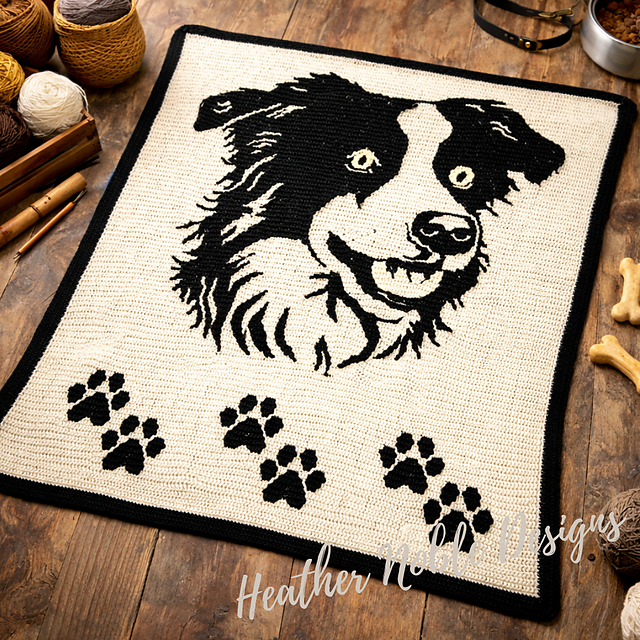 Border Collie Blanket