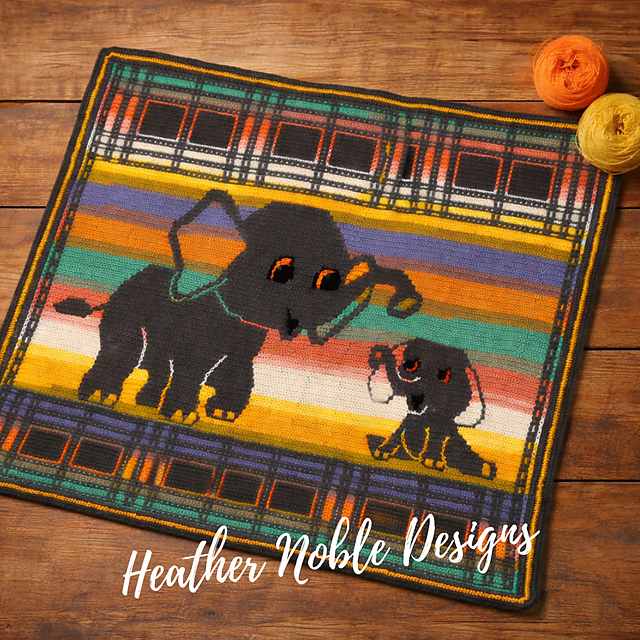 Elephants Blanket 3