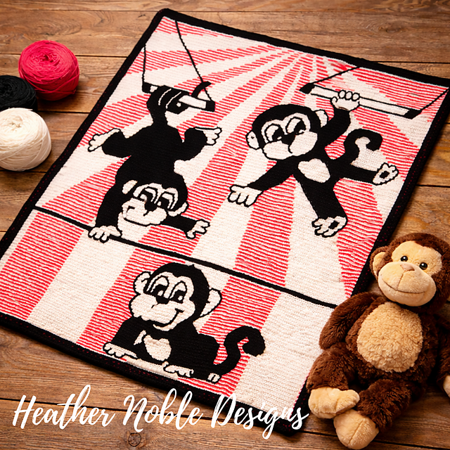 Monkey Circus Blanket