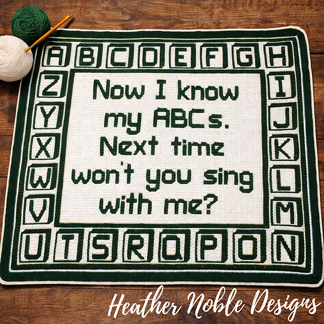 ABC Song Blanket