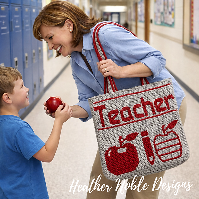 Apples for the Teacher Tote