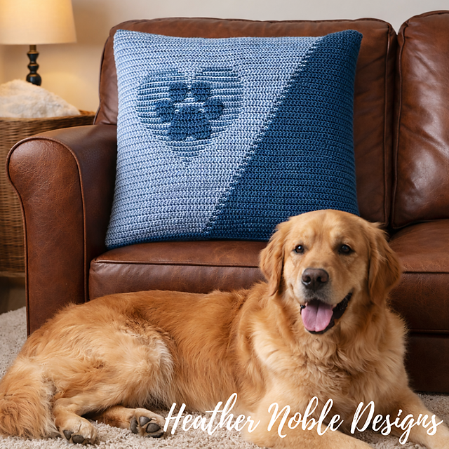 Paw Print Pillow