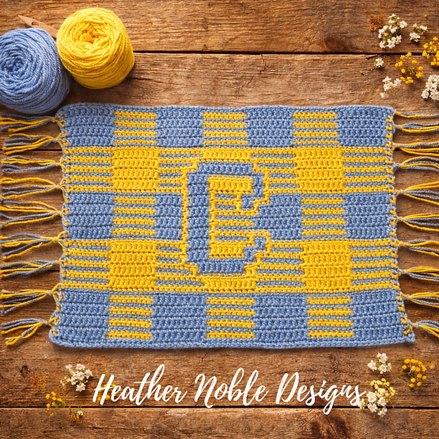 Monogram "C" Gingham Placemat