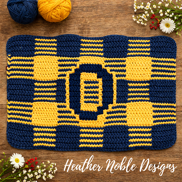 Monogram "O" Gingham Placemat
