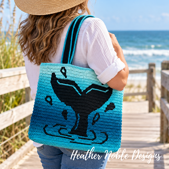 Whale Tail Tote