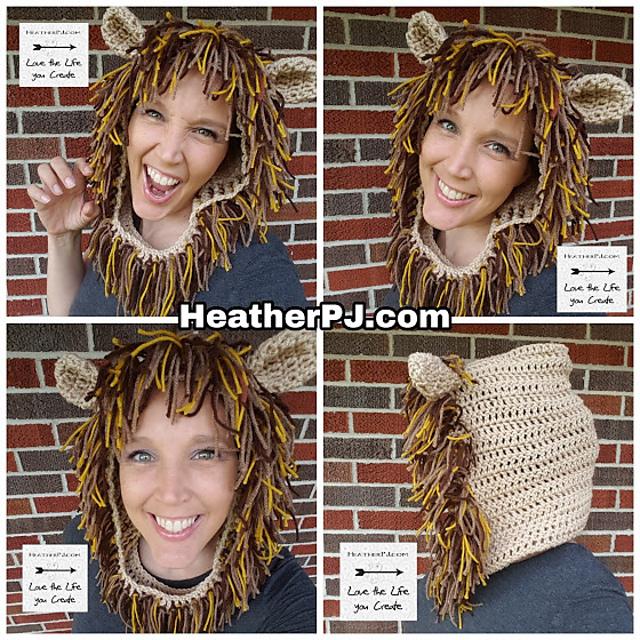Lion Hooded Cowl