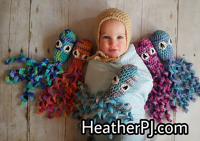 Preemie Octopus Toy and Beanie Hat