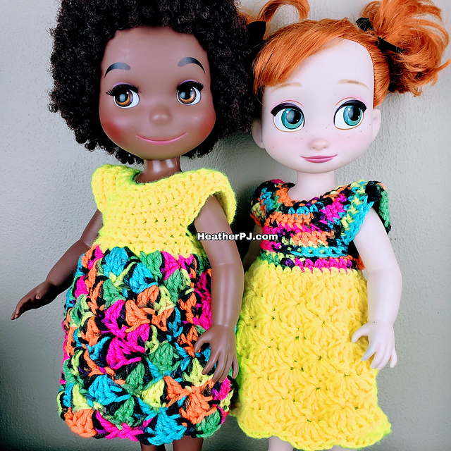 16" and 18" Doll Dress