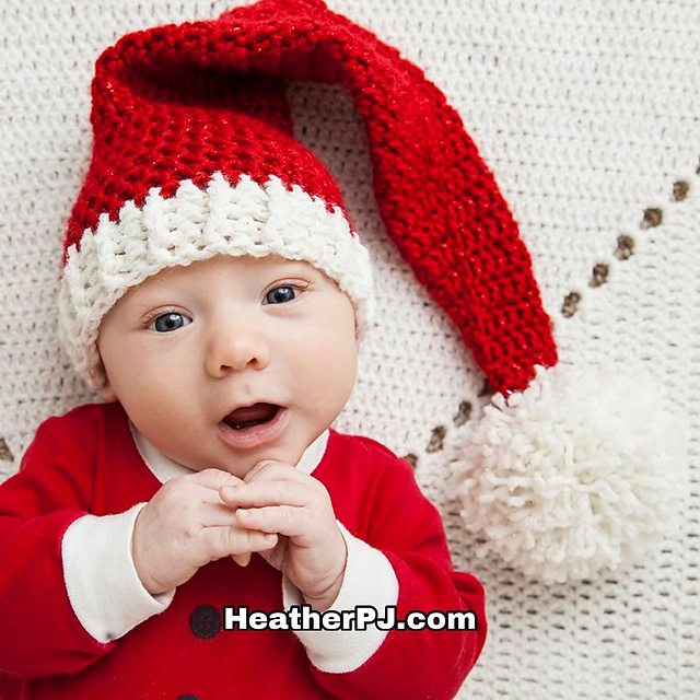 Newborn Santa Hat