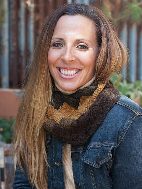 Entrelac Effect Neck Warmer