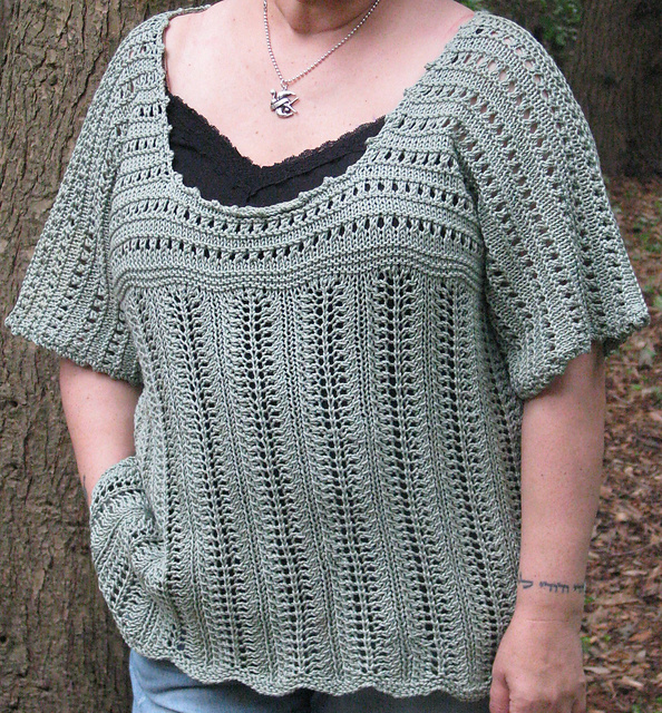 Two Lace Pullover