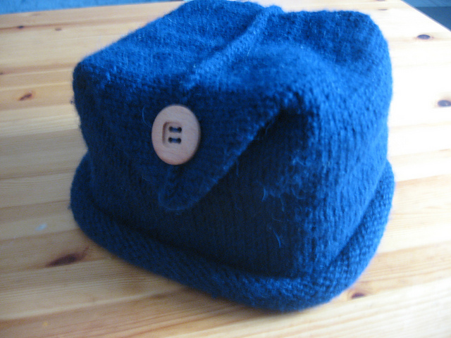 Button-Down Alpaca-Wool Hat