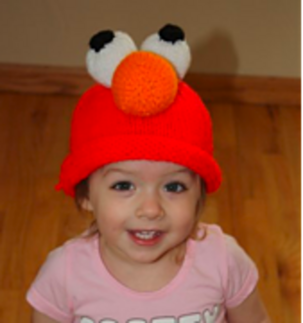 Elmo Hat (with alterations for cookie monster)