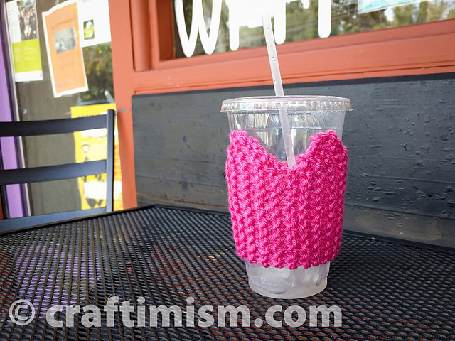Pussy Hat Coffee Sleeve