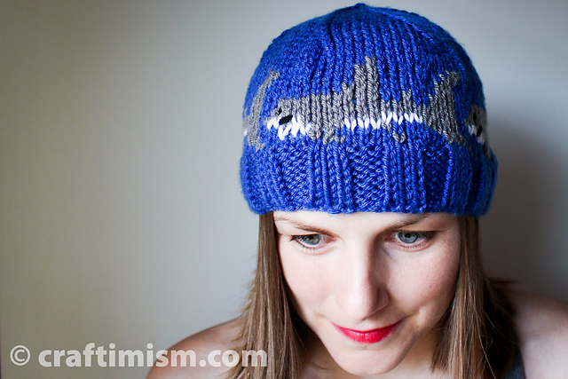 Shark Knit Hat