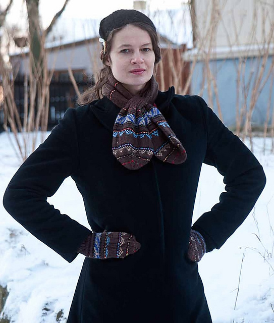 Leaf scarf