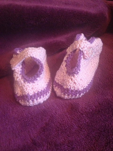 Lilac Booties
